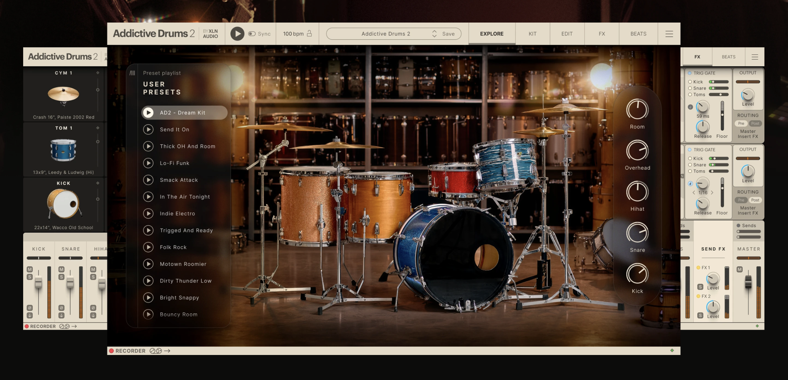 XLN Audio Addictive Drums 2 + Studio Rock ADpack